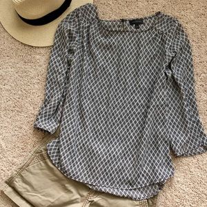 Black and White Limited Blouse